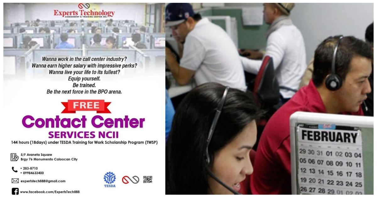 FREE Call Center Training at Experts Technology Assessment and Training